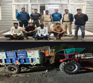 नीमच ट्रैक्टर-ट्रॉली चोरी पर्दाफाश