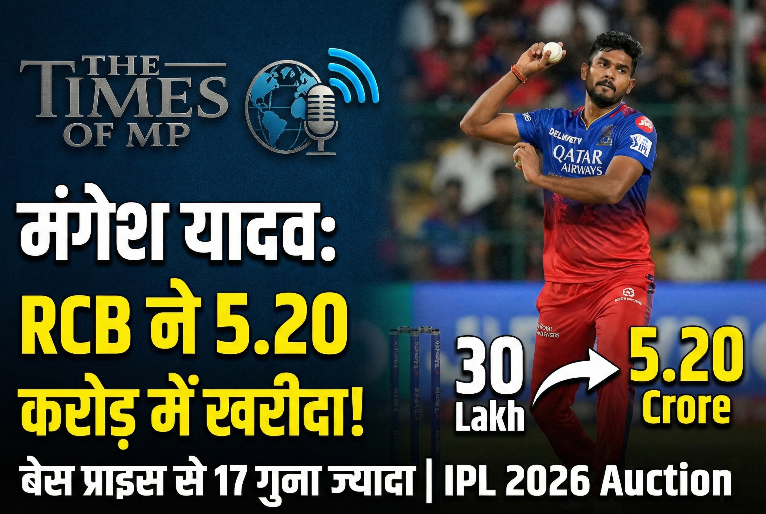 Mangesh Yadav IPL 2026 Auction