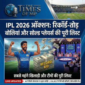 IPL 2026 Auction Sold Players