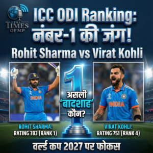 ICC ODI Ranking में Rohit Sharma vs Virat Kohli