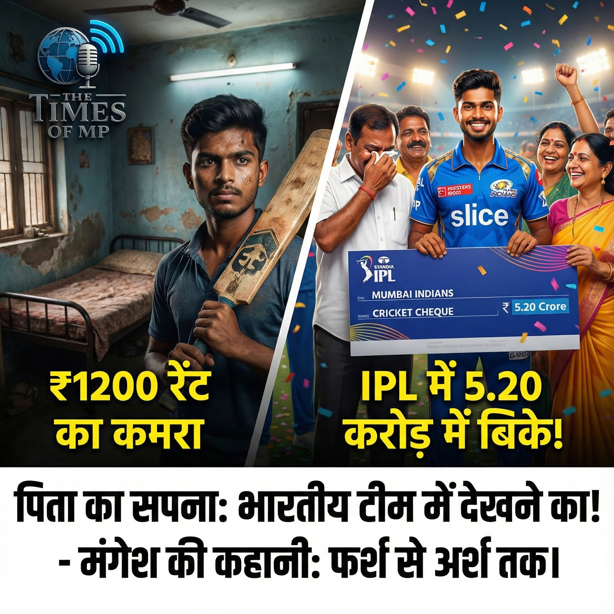 Mangesh IPL 5.20 Crore