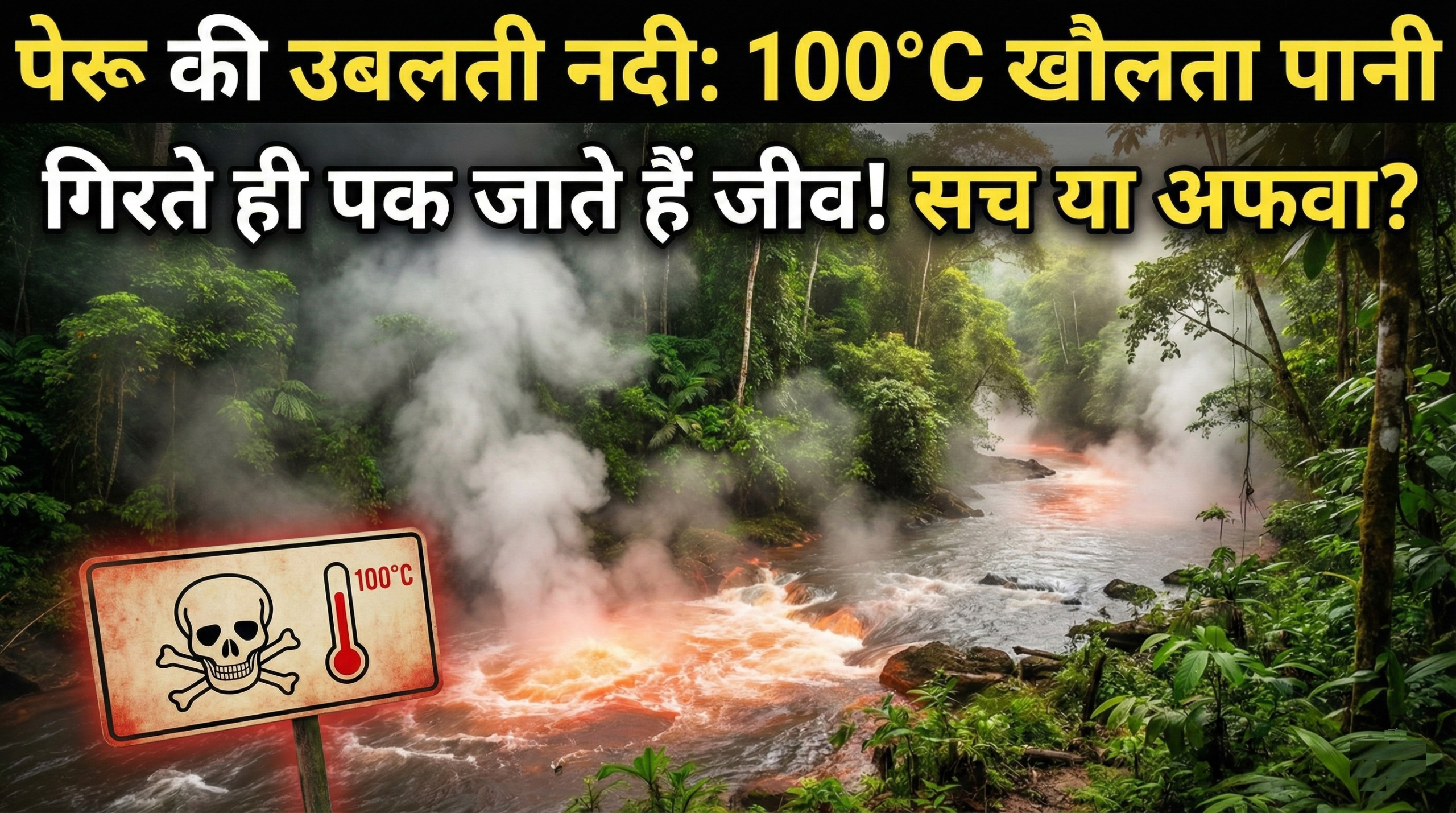 पेरू की उबलती नदी