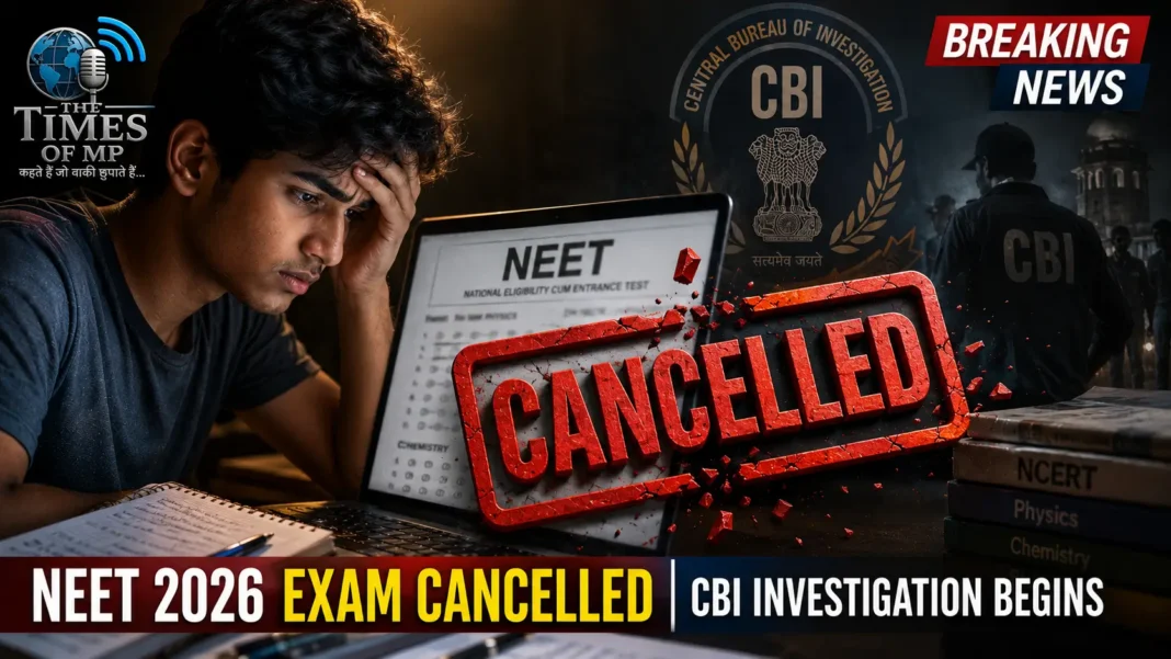 NEET 2026 exam cancel