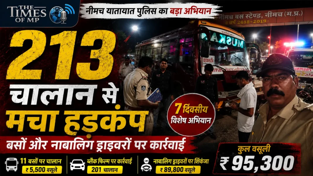 नीमच ट्रैफिक पुलिस