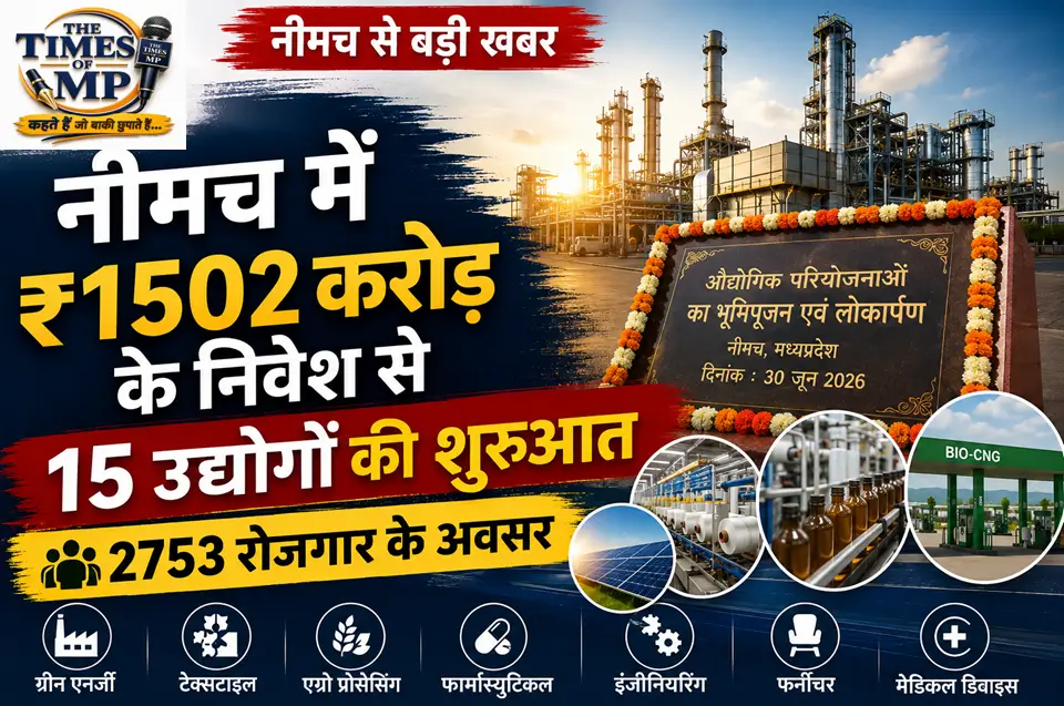 नीमच औद्योगिक निवेश-The Times of MP