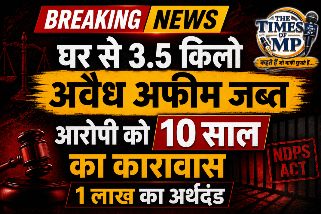 अवैध अफीम जब्त अवैध अफीम जब्त | The times of MP