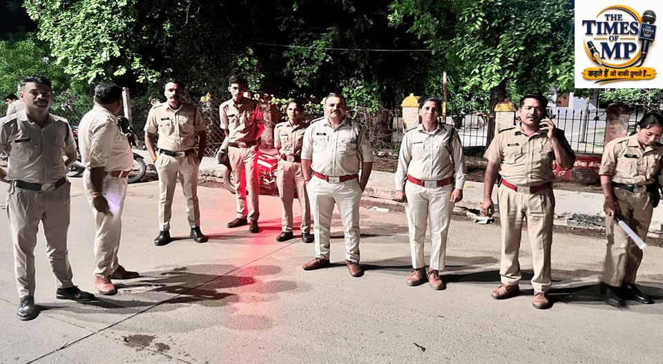 पुलिस कॉम्बिंग अभियान पुलिस कॉम्बिंग अभियान-The Times of MP