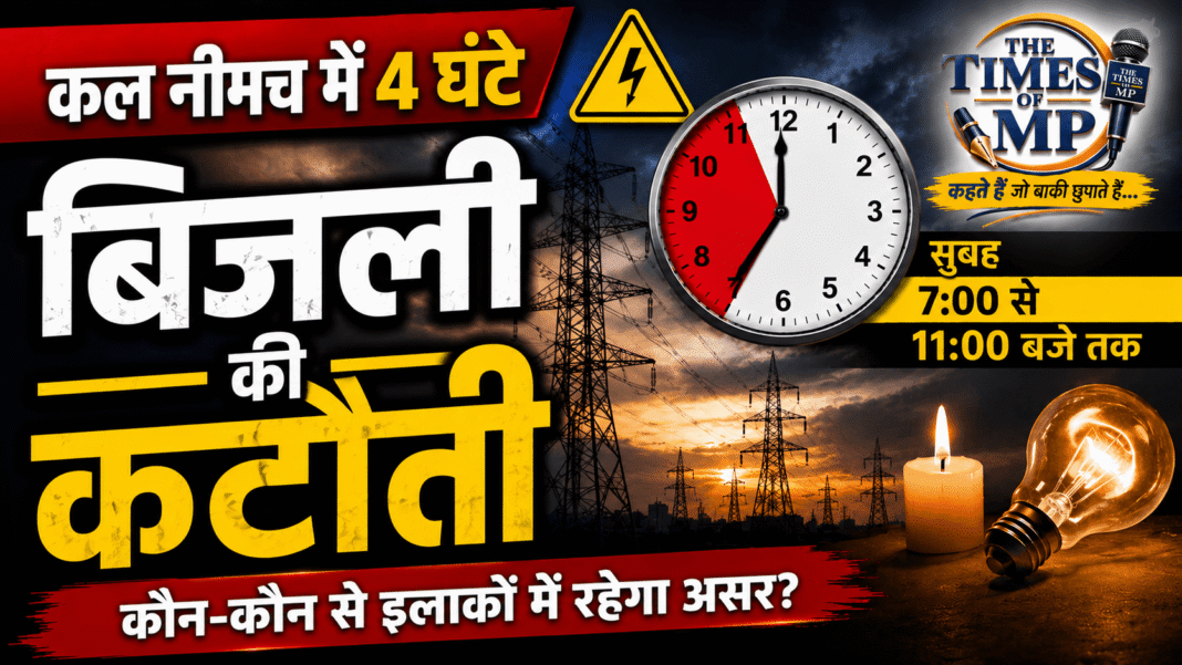 बिजली कि कटौती- The Times of MP