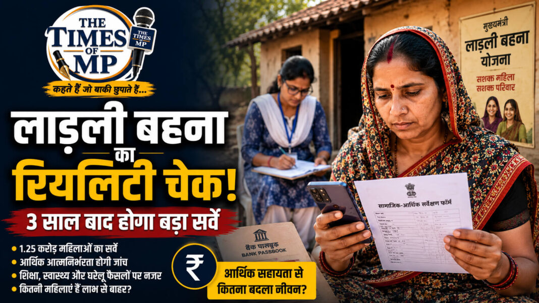 लाड़ली बहना योजना सर्वे में महिलाओं की आर्थिक स्थिति का रियलिटी चेक | The Times of MP