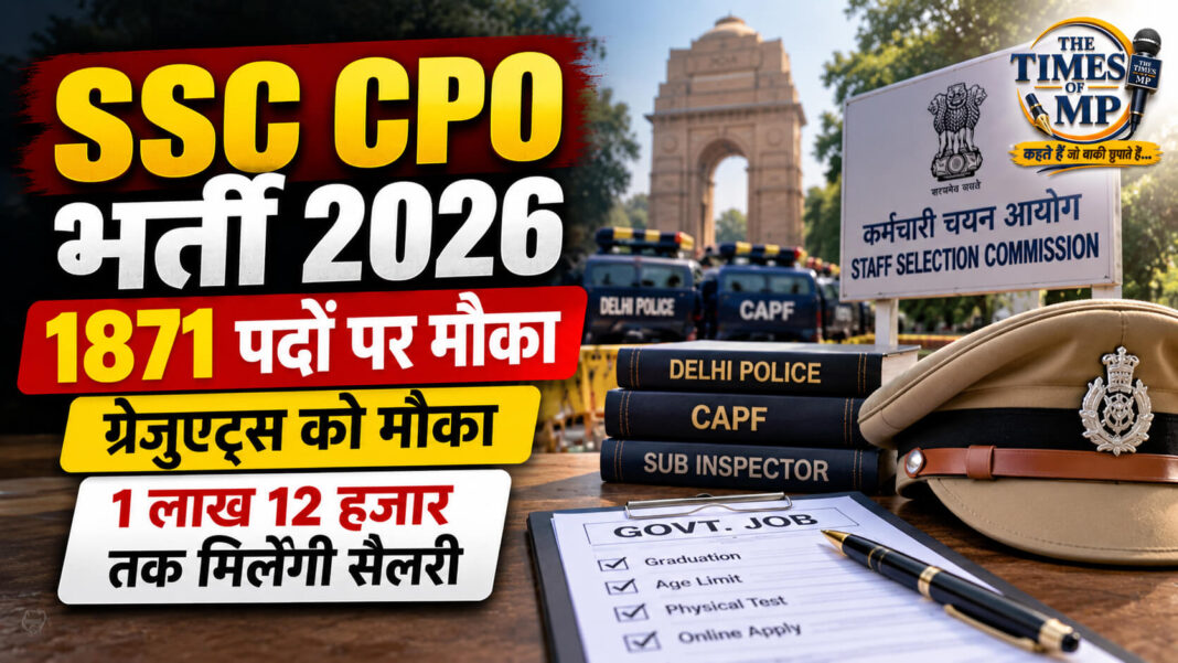 SSC CPO भर्ती 2026 | The Times of MP